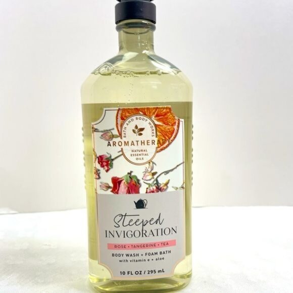 Aromatherapy~Bath & Body Works~STEEPED INVIGORATION~ROSE TANGERINE TEA 2PC SET - Picture 3 of 4